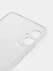 Чехол Tecno Camon 19 Neo (Техно Камон 19 Нео), прозрачный и черный с защитой камеры