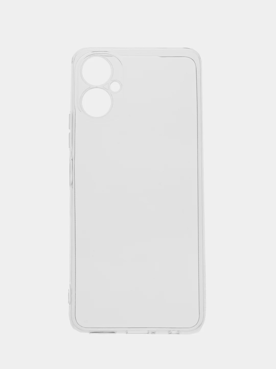 Чехол Tecno Camon 19 Neo (Техно Камон 19 Нео), прозрачный и черный с защитой камеры