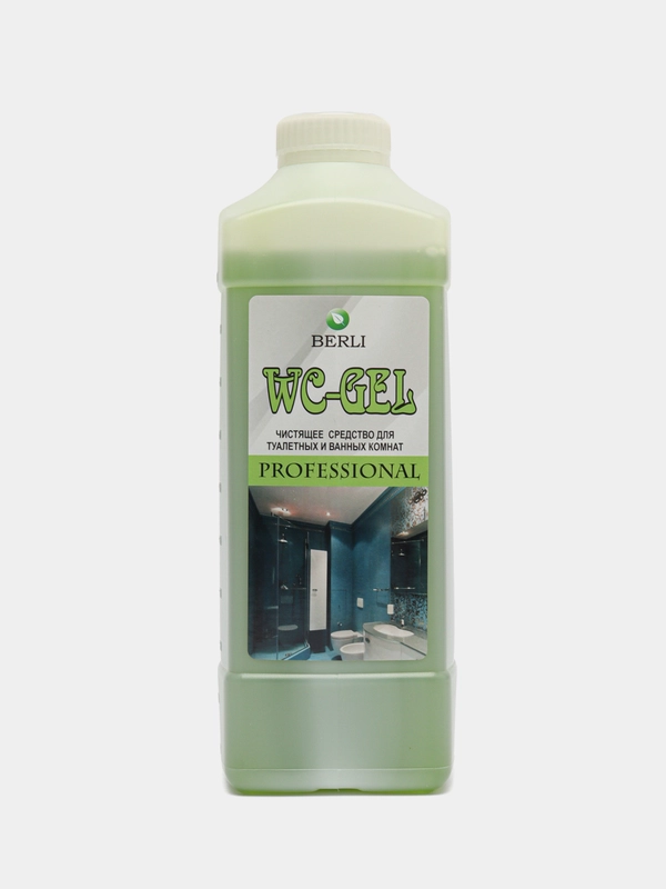 Средство для чистки туалета BERLI WC-GEL, профессиональное, 1 л