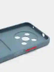 Серый чехол HUAWEI NOVA Y90 с защитой камеры и карманом для пластиковой карты
