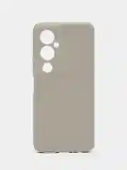 Серый чехол для Tecno Pova 4 Pro силиконовый, цветной, матовый