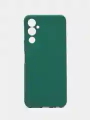 Тёмно-зелёный чехол Tecno Pova 4 силиконовый, цветной, матовый
