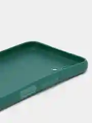 Тёмно-зелёный чехол Tecno Pova 4 силиконовый, цветной, матовый