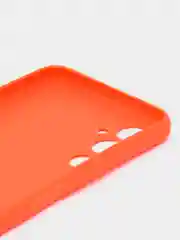 Оранжевый чехол Tecno Pova 4 силиконовый, цветной, матовый