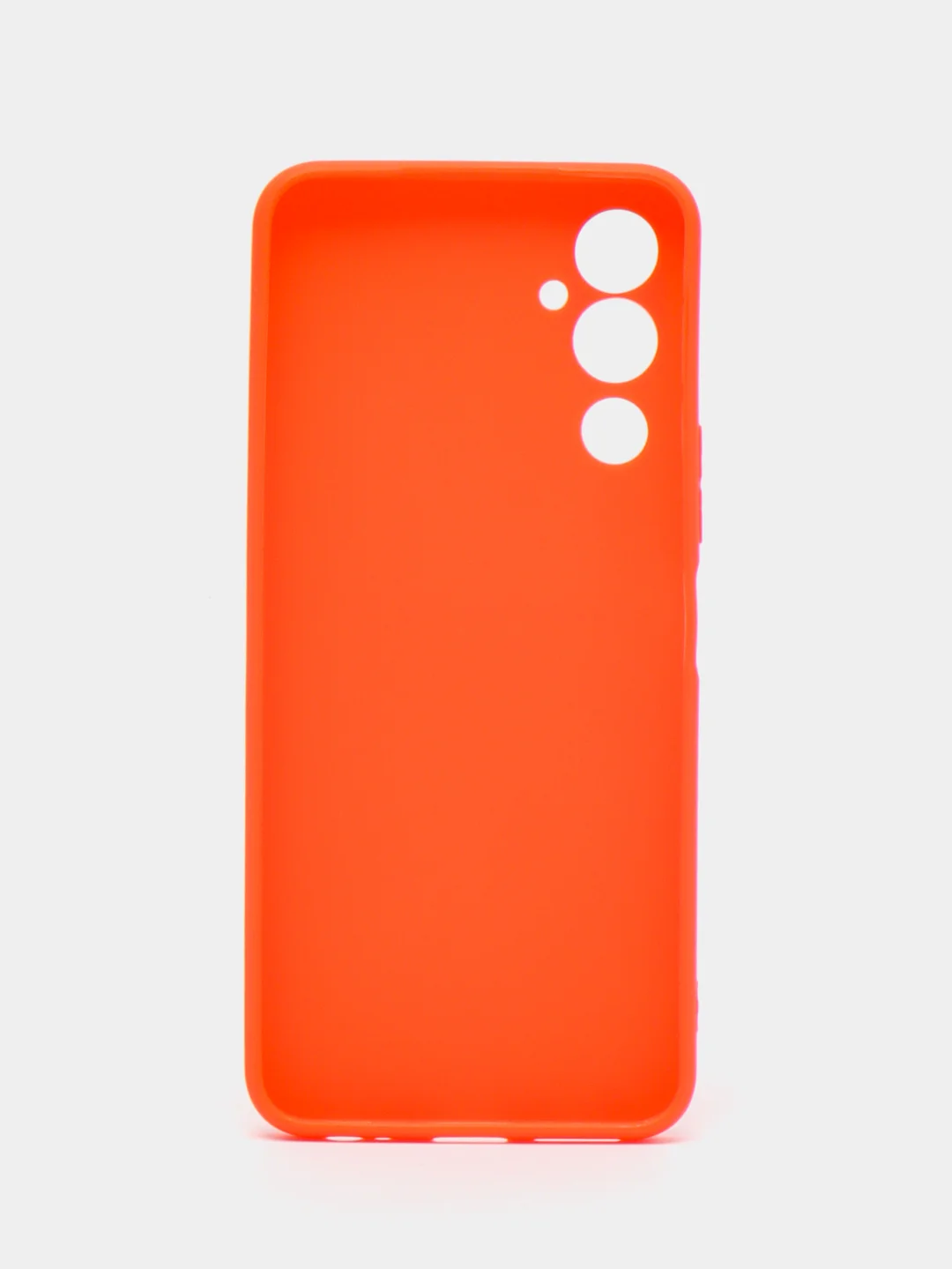 Оранжевый чехол Tecno Pova 4 силиконовый, цветной, матовый