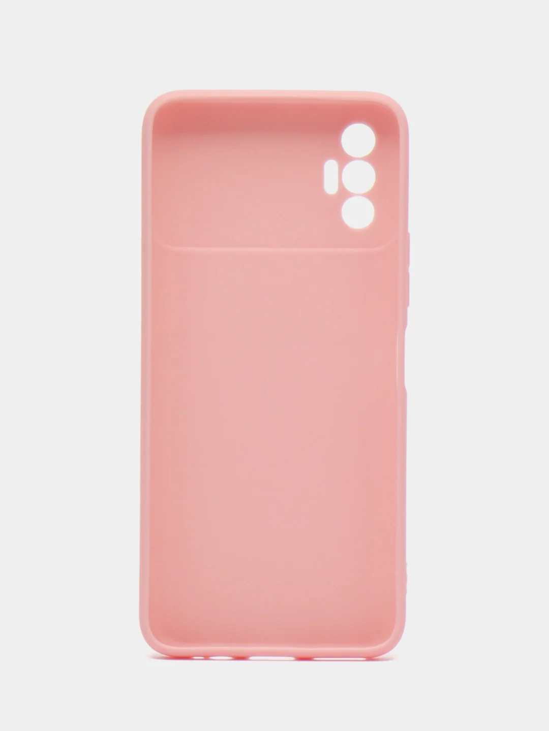 Пудровый чехол для Tecno Spark 8P, силиконовый, цветной, матовый