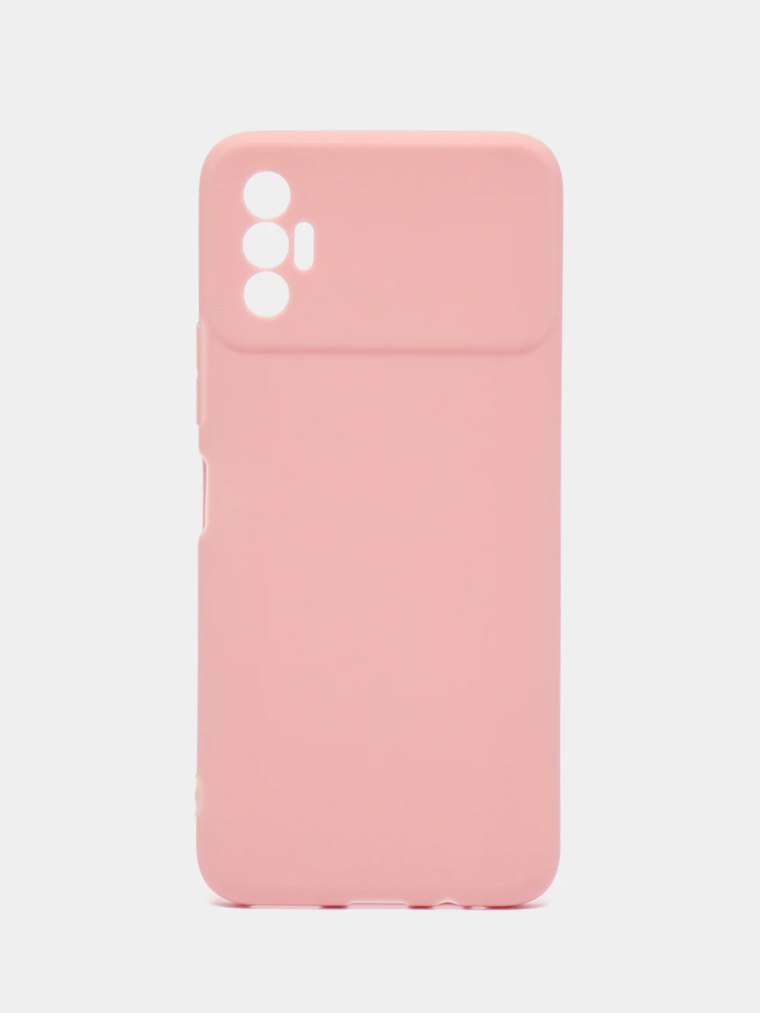Пудровый чехол для Tecno Spark 8P, силиконовый, цветной, матовый