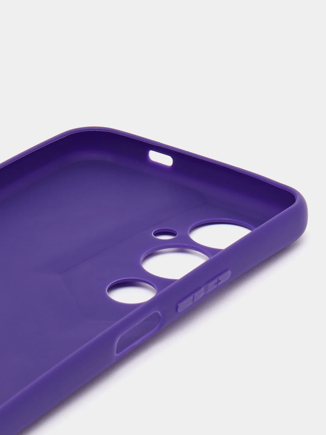 Фиолетовый чехол для Tecno Pova 4 Pro силиконовый, цветной, матовый