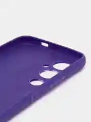 Фиолетовый чехол для Tecno Pova 4 Pro силиконовый, цветной, матовый