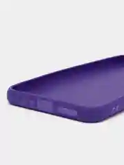 Фиолетовый чехол для Tecno Pova 4 Pro силиконовый, цветной, матовый