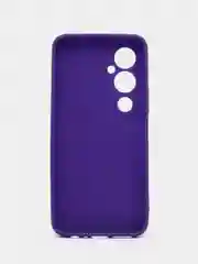 Фиолетовый чехол для Tecno Pova 4 Pro силиконовый, цветной, матовый