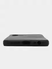 Черный чехол Tecno Pova 4 силиконовый, цветной, матовый
