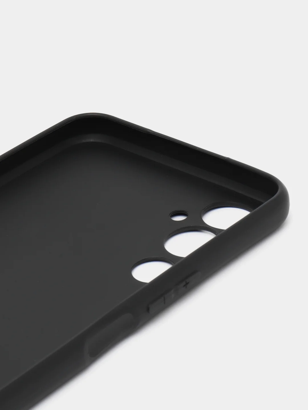 Черный чехол Tecno Pova 4 силиконовый, цветной, матовый