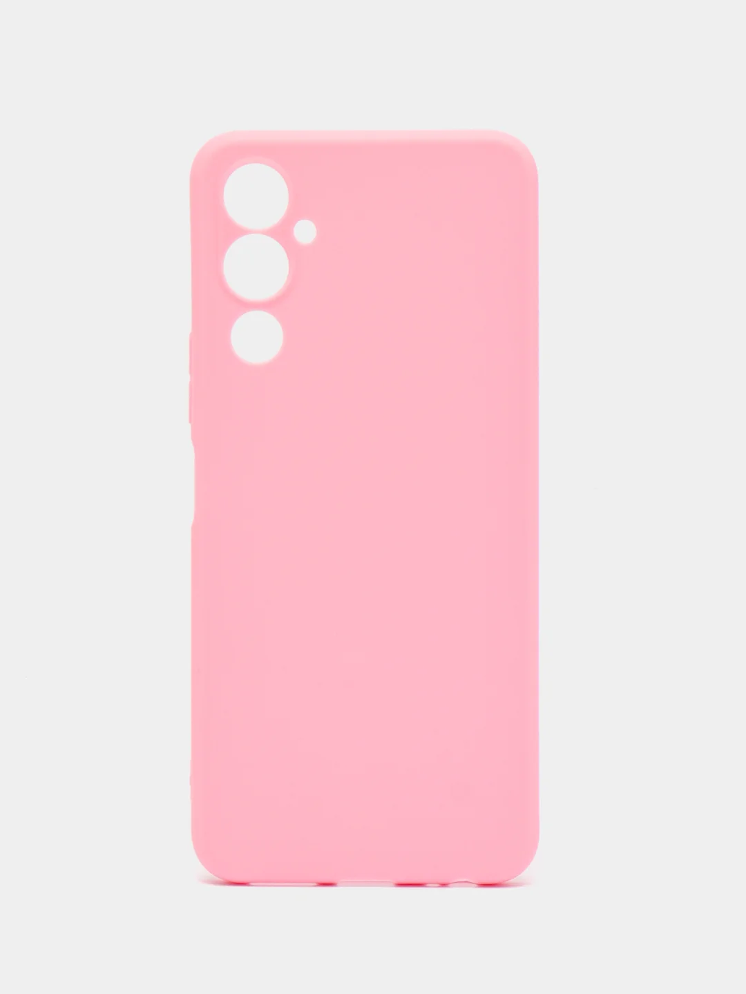 Розовый чехол Tecno Pova 4 силиконовый, цветной, матовый