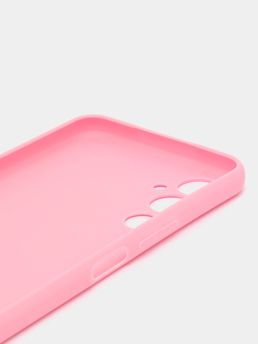 Розовый чехол Tecno Pova 4 силиконовый, цветной, матовый