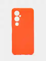 Оранжевый чехол для Tecno Pova 4 Pro силиконовый, цветной, матовый