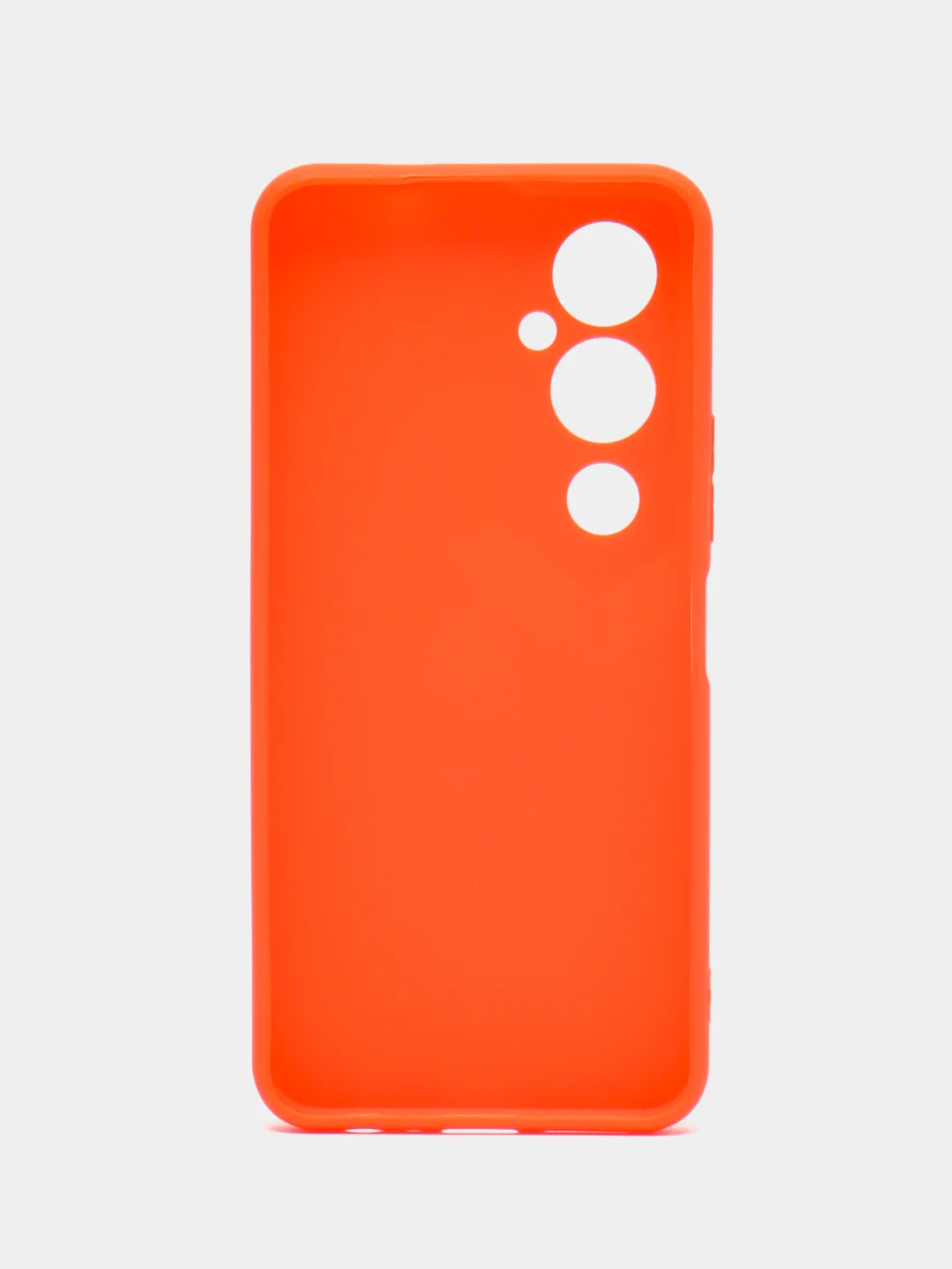 Оранжевый чехол для Tecno Pova 4 Pro силиконовый, цветной, матовый