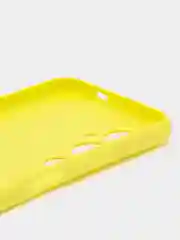 Желтый чехол для Tecno Pova 4 Pro силиконовый, цветной, матовый