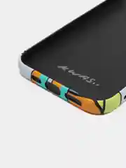 Оранжевый светящийся чехол-накладка LUXO для iPhone 12 с флуоресцентным рисунком KAWS