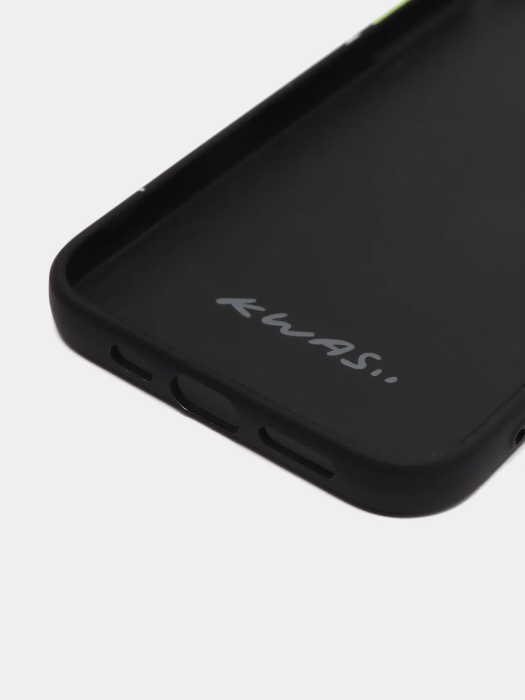 Салатовый светящийся чехол-накладка LUXO для iPhone 12 с флуоресцентным рисунком KAWS