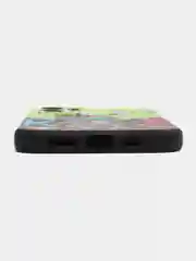 Салатовый светящийся чехол-накладка LUXO для iPhone 12 с флуоресцентным рисунком KAWS