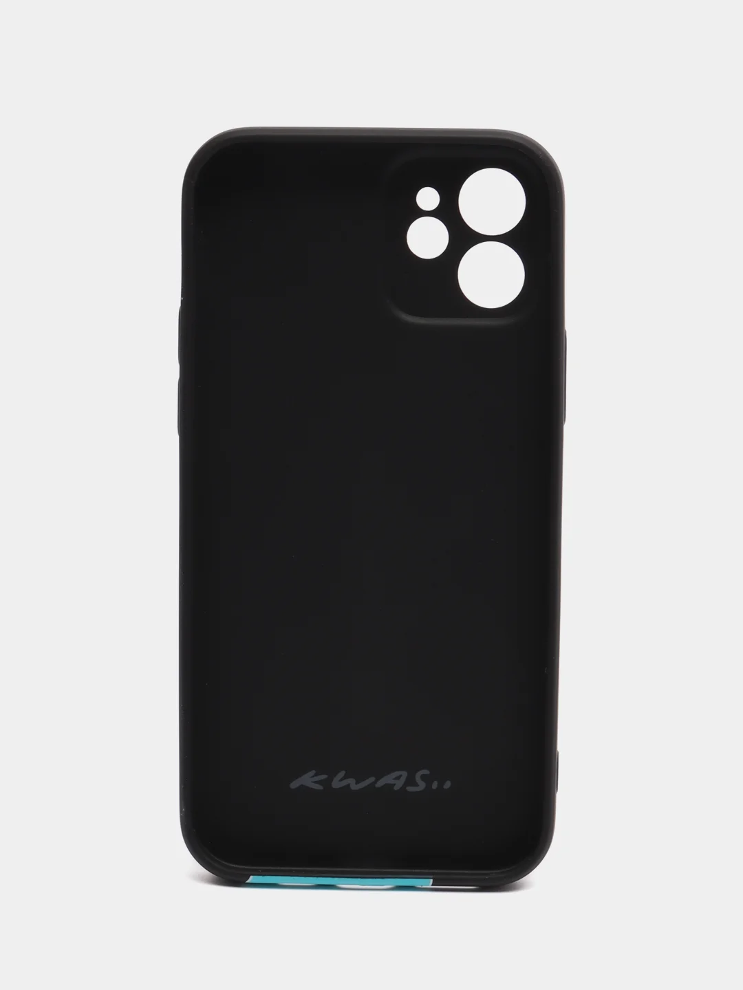 Тёмно-бирюзовый светящийся чехол-накладка LUXO для iPhone 12 с флуоресцентным рисунком KAWS