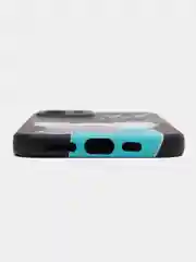 Тёмно-бирюзовый светящийся чехол-накладка LUXO для iPhone 12 с флуоресцентным рисунком KAWS