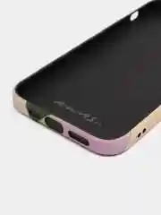 Хаки светящийся чехол-накладка LUXO для iPhone 12 с флуоресцентным рисунком KAWS