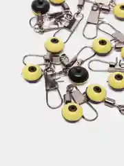 Желтый рыболовный вертлюг с коннектором