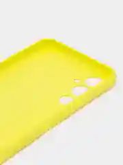 Желтый чехол Tecno Pova 4 силиконовый, цветной, матовый