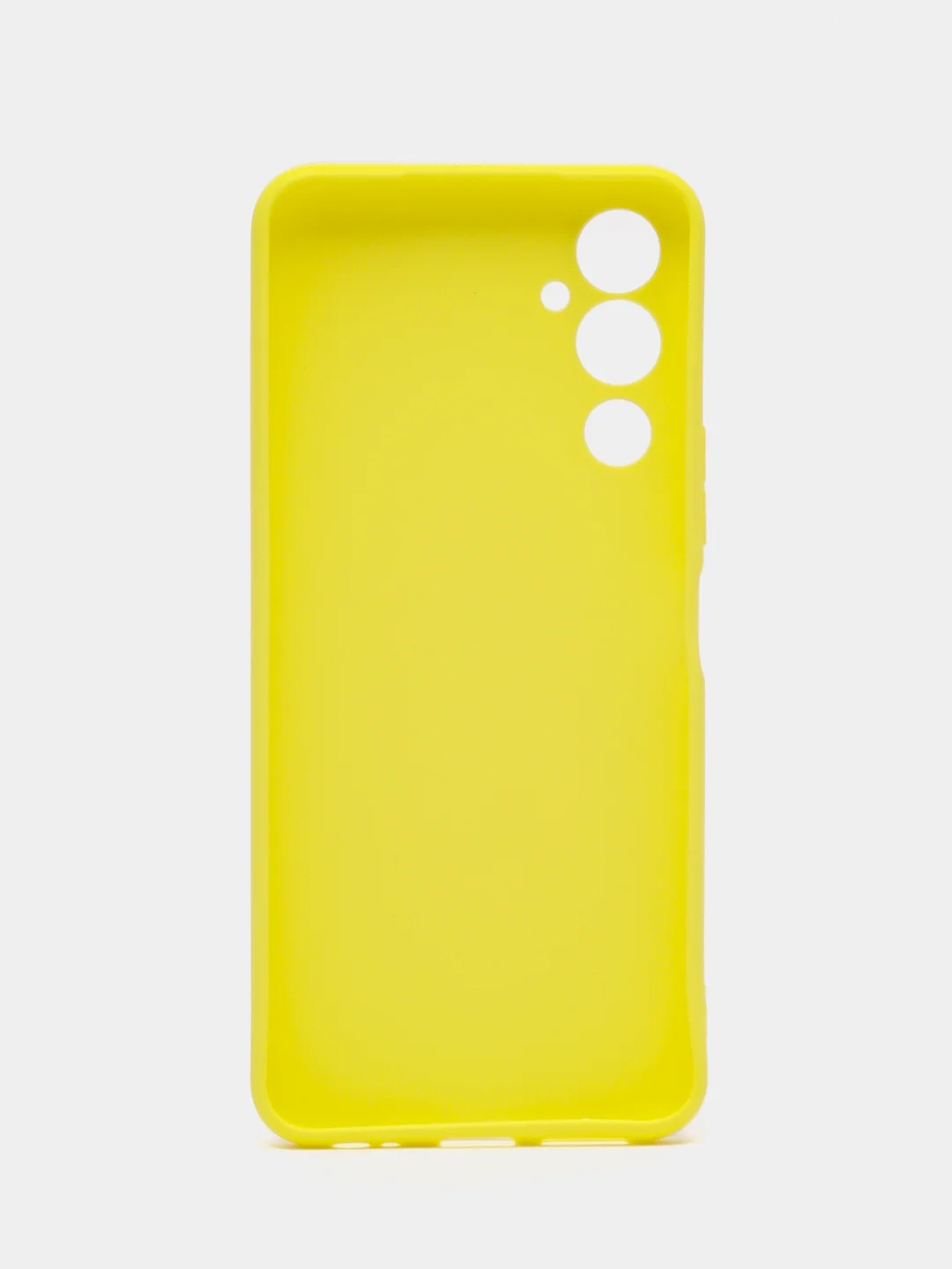 Желтый чехол Tecno Pova 4 силиконовый, цветной, матовый