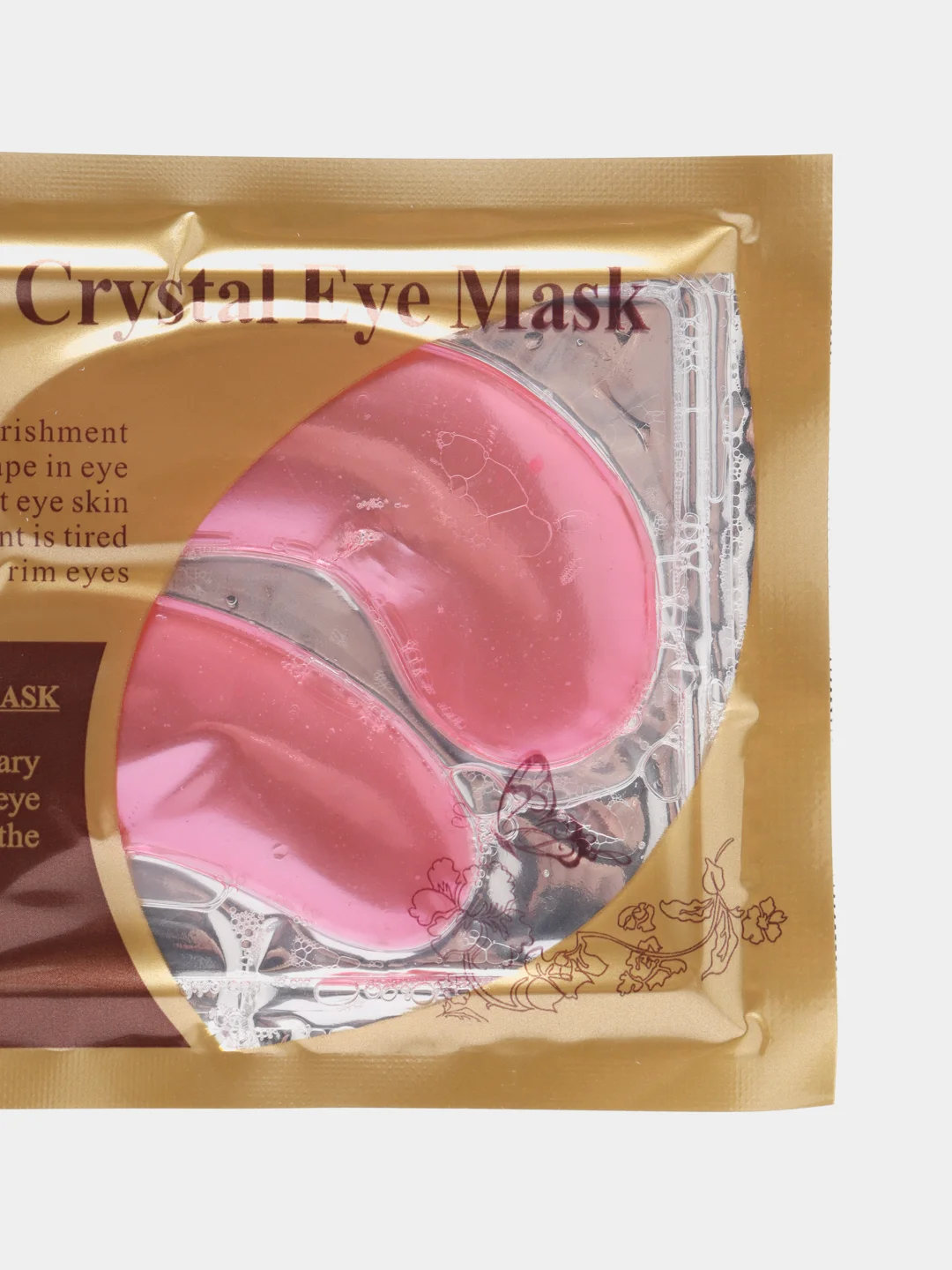 Розовый патчи коллагеновые для глаз, гидрогелевые Collagen Crystal Eye Mask