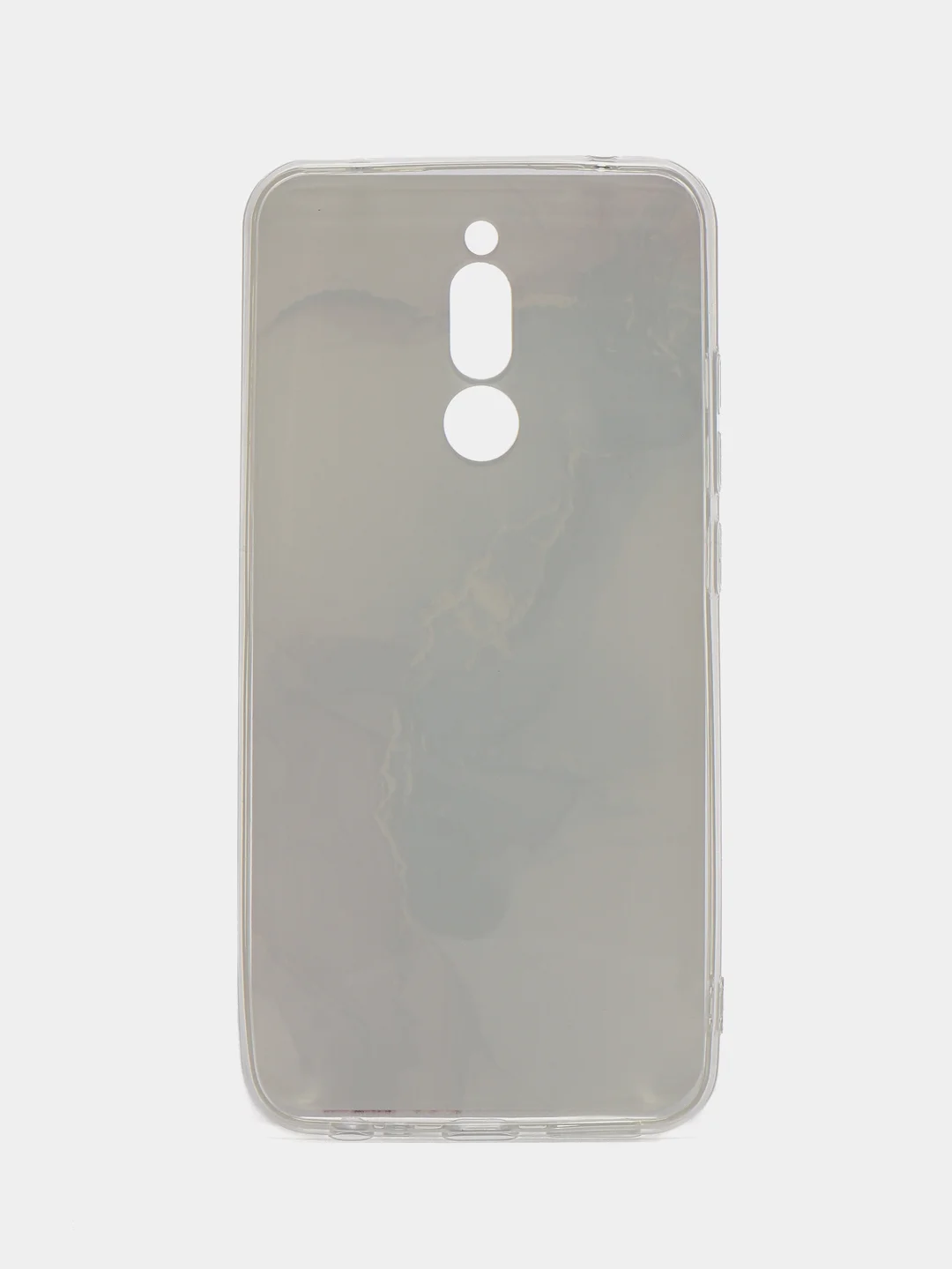 Ледяной силиконовый чехол на Xiaomi Redmi 8 / Сяоми Редми 8 прозрачный, с рисунком, защита камеры