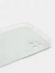 Тёмно-серый силиконовый чехол на Samsung Galaxy A22s 5G / Самсунг А22s 5G прозрачный, с рисунком