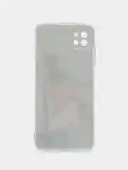 Тёмно-серый силиконовый чехол на Samsung Galaxy A22s 5G / Самсунг А22s 5G прозрачный, с рисунком
