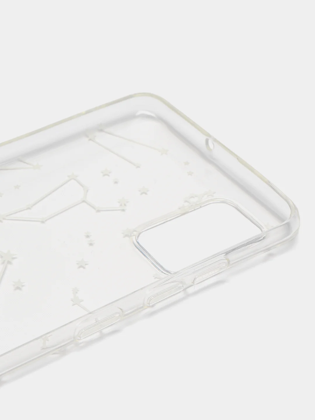 Прозрачный силиконовый чехол на Samsung Galaxy A51 / Самсунг А51 прозрачный с рисунком, защита камеры