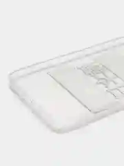 Алый силиконовый чехол на Samsung Galaxy A51 / Самсунг А51 прозрачный с рисунком, защита камеры