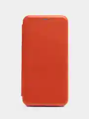 Оранжевый чехол-книжка на Samsung Galaxy A60, M40, из экокожи, с карманом для карт