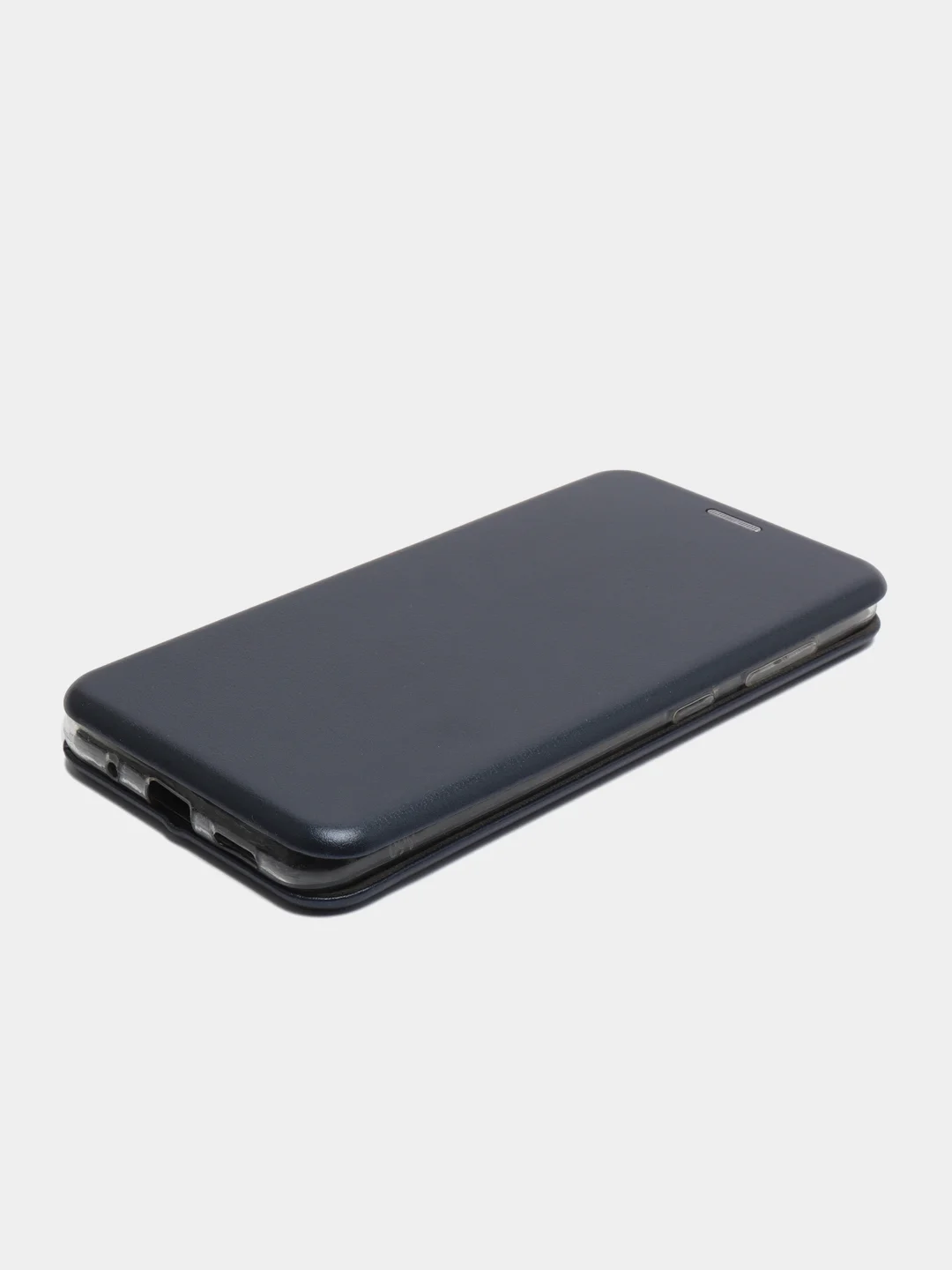 Темно-синий чехол-книжка на Samsung Galaxy A60, M40, из экокожи, с карманом для карт