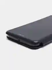 Темно-синий чехол-книжка на Samsung Galaxy A60, M40, из экокожи, с карманом для карт