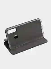 Темно-синий чехол-книжка на Samsung Galaxy A60, M40, из экокожи, с карманом для карт