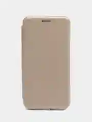 Золотой чехол-книжка на Samsung Galaxy A60, M40, из экокожи, с карманом для карт