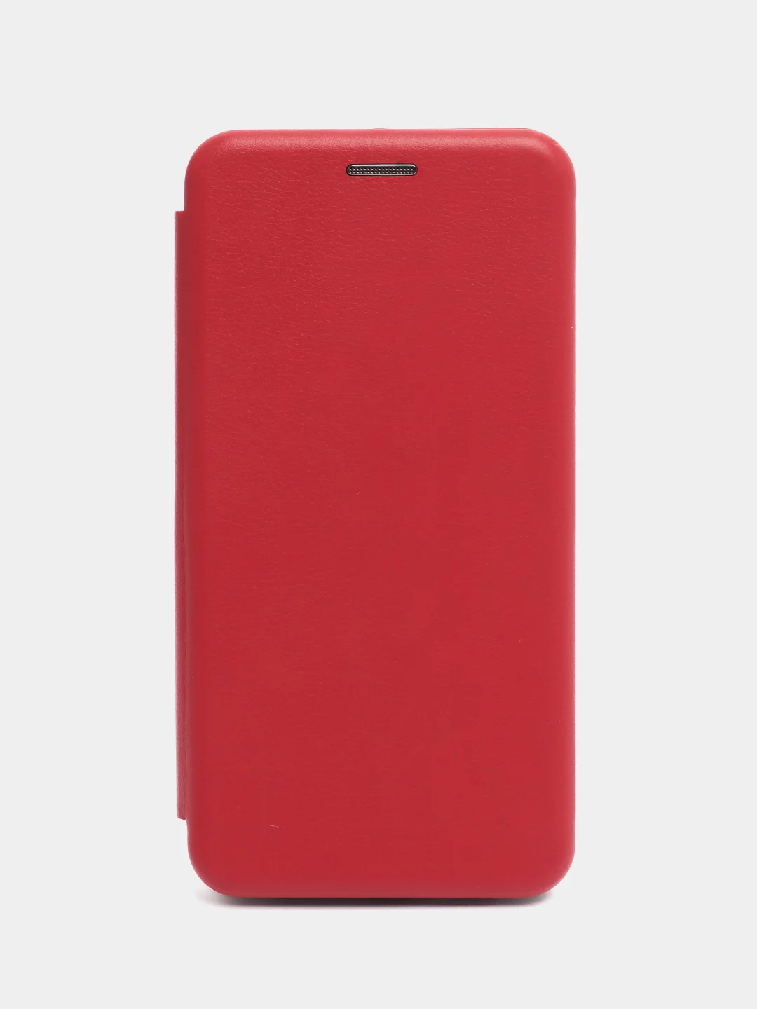 Красный чехол-книжка на Samsung Galaxy A60, M40, из экокожи, с карманом для карт