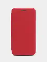 Красный чехол-книжка на Samsung Galaxy A60, M40, из экокожи, с карманом для карт