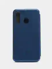 Синий чехол-книжка на Samsung Galaxy A60, M40, из экокожи, с карманом для карт
