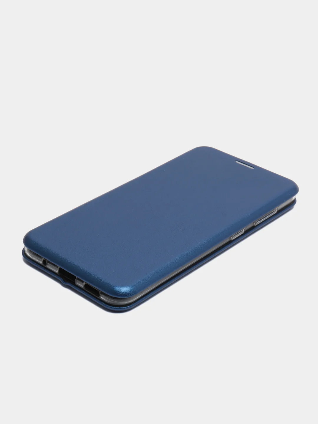 Синий чехол-книжка на Samsung Galaxy A60, M40, из экокожи, с карманом для карт