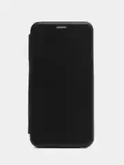 Черный чехол-книжка на Samsung Galaxy A60, M40, из экокожи, с карманом для карт