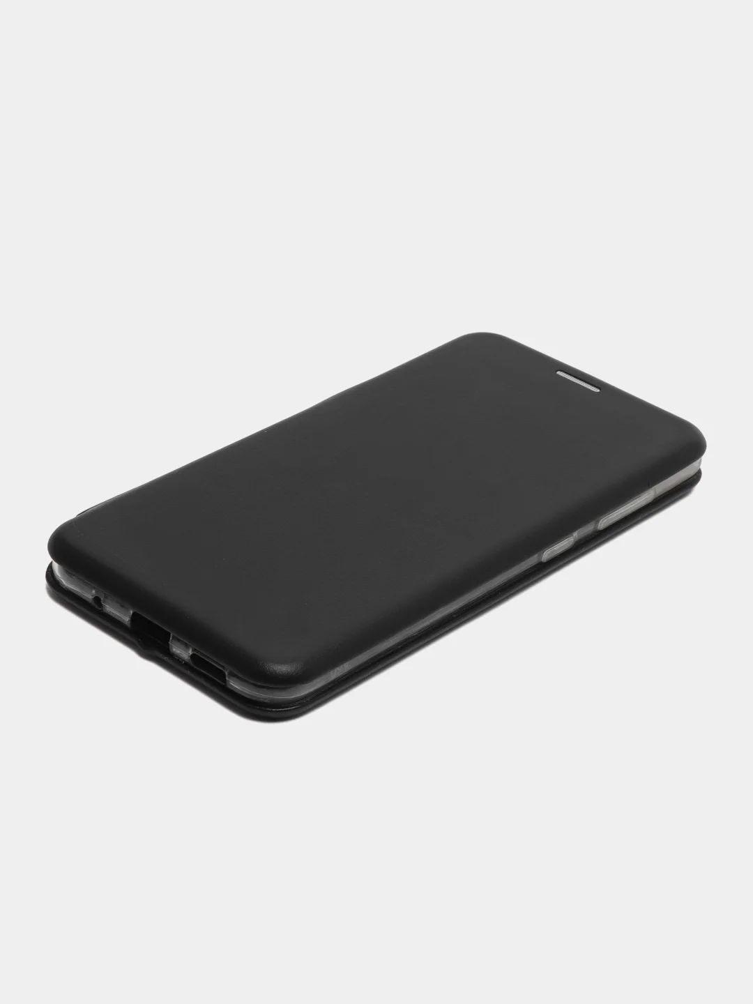 Черный чехол-книжка на Samsung Galaxy A60, M40, из экокожи, с карманом для карт