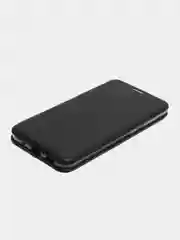 Черный чехол-книжка на Samsung Galaxy A60, M40, из экокожи, с карманом для карт