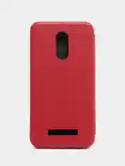 Красный чехол-книжка на Xiaomi Redmi Note 3 из экокожи, с карманом для карт